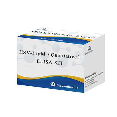 Laboratoryjne lub szpitalne wysokiej precyzji instrukcje stosowania zestawu do badań HSV I IgG ELISA