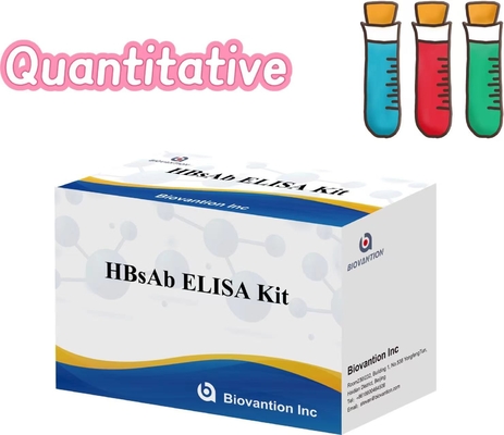 HBsAb Ilościowy zestaw badawczy ELISA Reagens diagnostyczny enzymatycznie połączony in vitro (reagensy IVD)