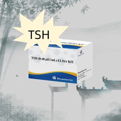 TSH Elisa Reagent Kits Serum Stymulujące tarczycę określenie ilościowe