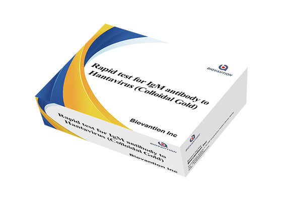 Hantaan Virus IgM Rapid Test Kit do jakościowego wykrywania przeciwciał HTNV przy użyciu lateralnego badania immunologicznego (LFIA) jako badania w punkcie leczenia (POCT)