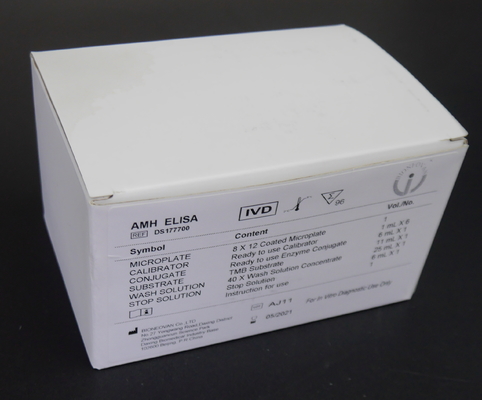 Zestaw testowy AMH ELISA dla osocza plazmy 2-3 godziny Czas badania 2-8.C Temperatura przechowywania