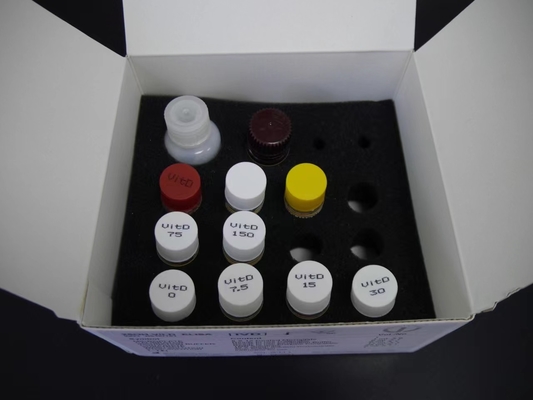 Witamina D zestaw testowy Elisa Specyfika zestaw testowy Elisa z okresem trwałości 18 miesięcy 2-3 godziny Czas badania przez Biovantion