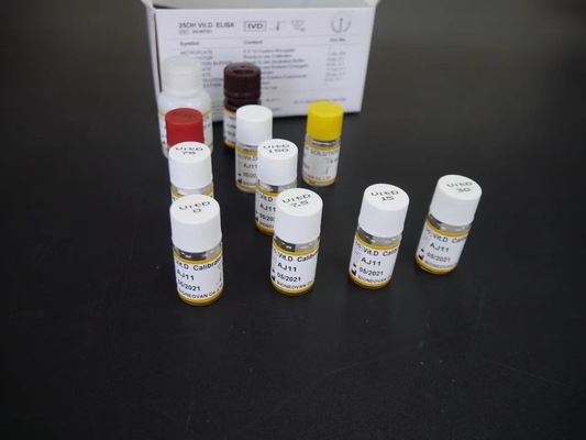 Witamina D zestaw testowy Elisa Specyfika zestaw testowy Elisa z okresem trwałości 18 miesięcy 2-3 godziny Czas badania przez Biovantion