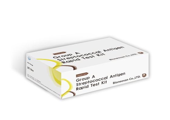 Groud A Stretococcal Antigen Rapid Test Kit 50 testów Rapid Reading w 5-15 minut