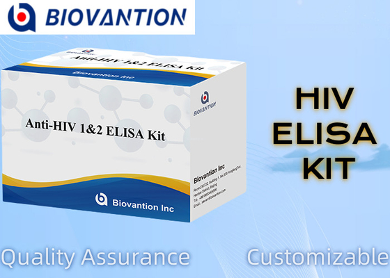 Biovantion Test Kit ELISA przeciw HIV 18 miesięcy Czas trwania testu na HIV- 1 i HIV- 2