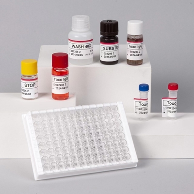 Szpitale, laboratoria, kliniki używają wysokiej dokładności Toxo IgM ELISA TEST KIT