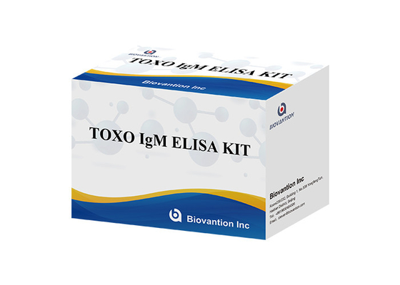 Szpitale, laboratoria, kliniki używają wysokiej dokładności Toxo IgM ELISA TEST KIT