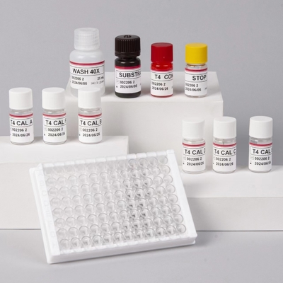 Powszechnie stosowany zestaw badawczy hormonów tarczycy T4 Triiodotyronina ELISA