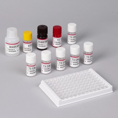 Laboratorium Szpital Klinika Szeroko stosowany zestaw testowy T3 trijodotyroniny ELISA