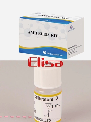 Zestaw reagentów detekcyjnych ELISA wysokiej dokładności Zestaw badawczy AMH Elisa Stosowanie szpitalne