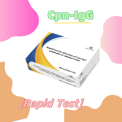 Chlamydiapneumoniae ((Cpn) - przeciwciało IgM Kaseta z reaktorem szybkiego badania z złota koloidalnego
