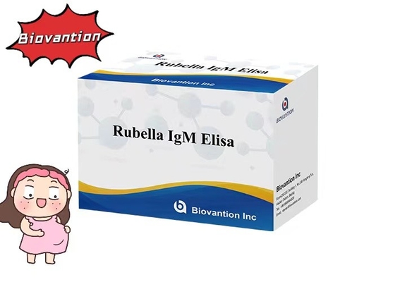 Rubella IgM ELisa Test Kit Płodność Eugenic Ten kobiety w ciąży używać