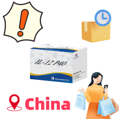 96 T Serum 98% specyficzność ELISA RUO Test Kit Human IL-12 P40