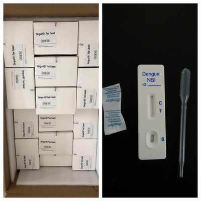 Stabilny na półce wynik badań próby w przypadku dengue Ns1 Ag Cassette Rapid Colloidal Gold Test For WB/S/P Sample Results