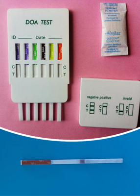 Szybki test moczu z wieloma lekami szybki test złotego koloidalnego Kaseta diagnostyczna