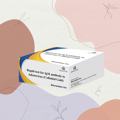 Precyzyjne przeciwciało IgM do wirusa adeno Test Kit dla kliniki i laboratorium kasety