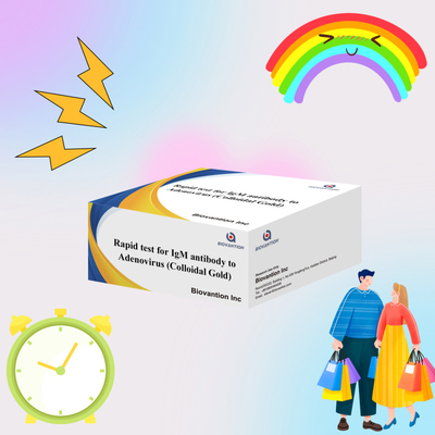 Precyzyjne przeciwciało IgM do wirusa adeno Test Kit dla kliniki i laboratorium kasety