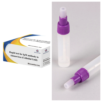 Precyzyjne przeciwciało IgM do wirusa adeno Test Kit dla kliniki i laboratorium kasety