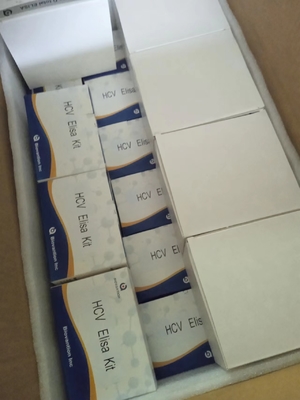 Zestaw badawczy HCV ELISA Próbki z płytek bez reaktywności krzyżowej do dokładnego badania