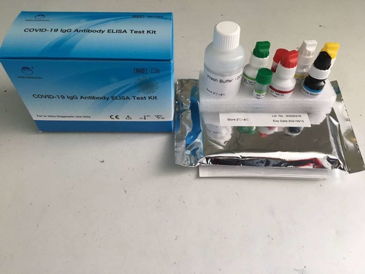 Covid-19 IgG ELISA TEST KIT Format Kit Enzym-Linked Immunosorbent Assay