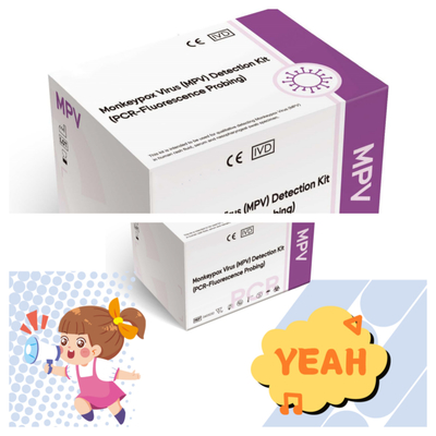Wirus ospy małpia wykrywa się przez reagent PCR dla stałego stężenia amplifikacji 2-35