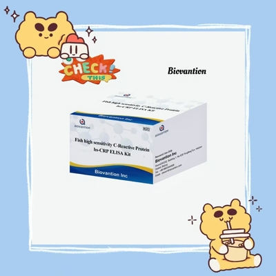 Hs-CRP IVD Elisa Test Ryby Wysoka wrażliwość białka C-reaktywnego Biovantion