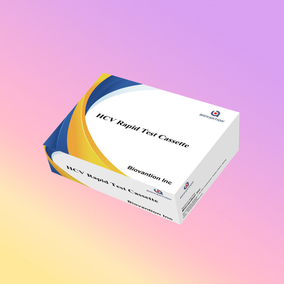 Ceny fabryczne Wrażliwość 5-15 minut HCV Ab Strip Kaseta Test Kit dla szybkich wyników