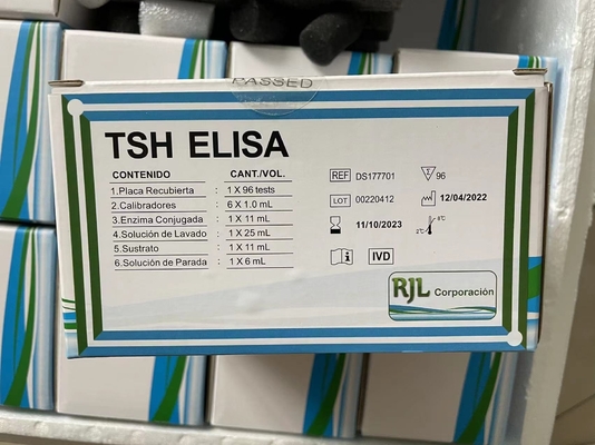 TSH Elisa Reagent Kits Serum Stymulujące tarczycę określenie ilościowe