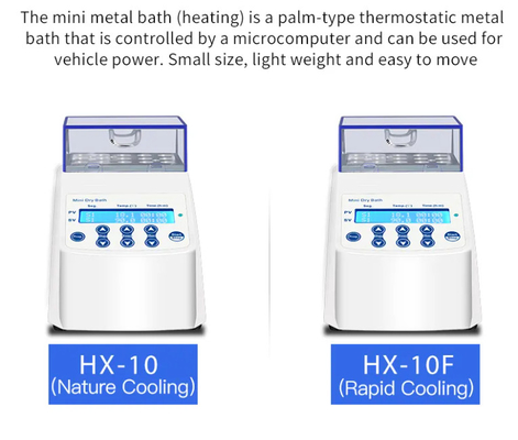 HUXI Mini Dry Bath dry Dry Bath Incubator RT + 5 °C do 100 °C
