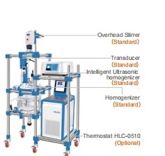Ultrasonic Glass Reactor Break Zwierzęce komórki roślinne Komórki wirusowe Emulgacja