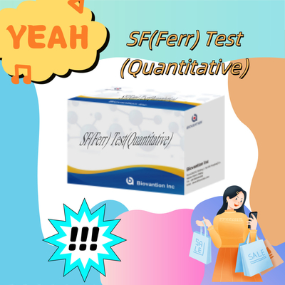 IVD Reagent SF Ferr ELISA Test Kit Veterinary Instrument For Quantitative Detection Of Serum Ferritin Diagnostics