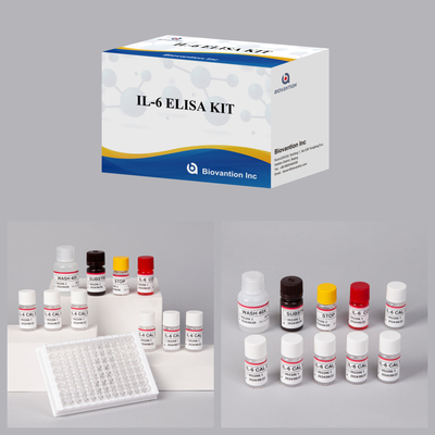 IL-6 Interleukina-6 ludzka Elisa Detektor reagentu Elisa analizator i pralka