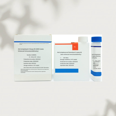 Zestaw reagentów antystreptolyziny O ASO do diagnostyki u ludzi