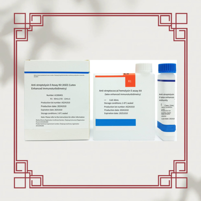 Zestaw reagentów antystreptolyziny O ASO do diagnostyki u ludzi