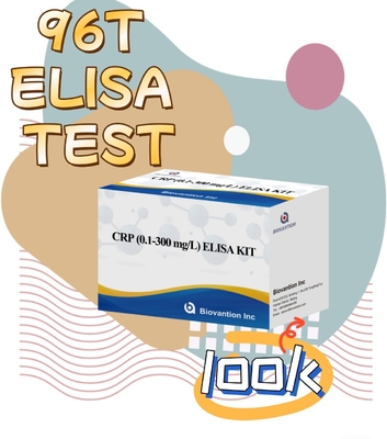 Precyzyjne CRP 0,1-300 Mg/L Elisa Test Kit for Sensitive Detection Of Biological Substances (Zestaw badawczy Elisa do czułego wykrywania substancji biologicznych)