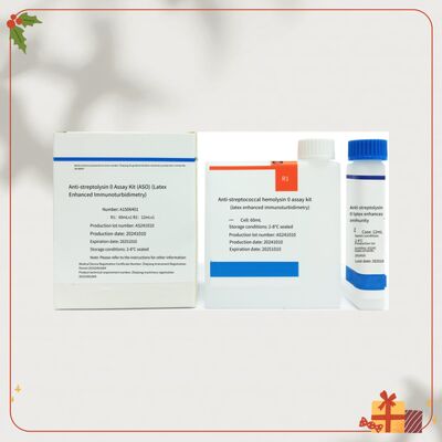 Odczyńnik ASO o wysokiej czułości z 96 testami, wykorzystujący metodę immunoturbidymetryczną lateksową do precyzyjnej diagnozy