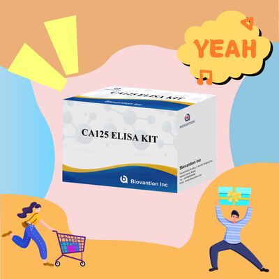 Wysokiej wrażliwości zestaw badawczy CA125 ELISA z 96 badaniami i 1 godziną czasu badania dla dokładnej diagnozy raka