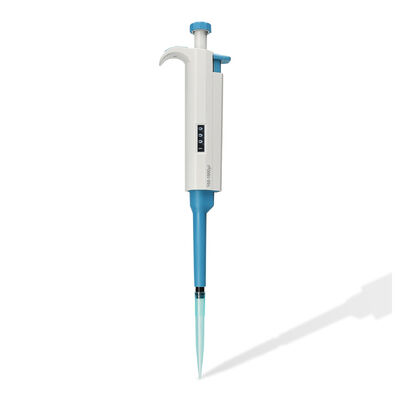 DLAB TopPette Single Channel Adjustable Micropipette with Ergonomic Lightweight Design Autoclavable Lower Part and ISO 8655 Compliance