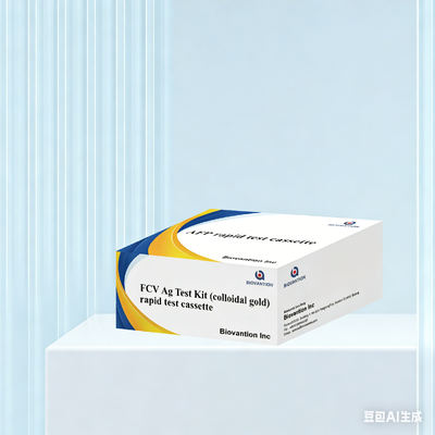 Pet Cat FCV Ag Test Kit Rapid Feline Calicivirus Antigen Detection Colloidal Gold Strips for Clinic & Home Use