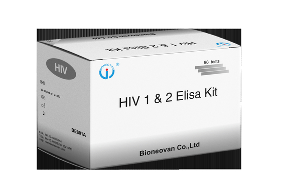 HIV Elisa Test Kit 18-miesięczny okres ważności Test Elisa o wysokiej wrażliwości i specyficzności