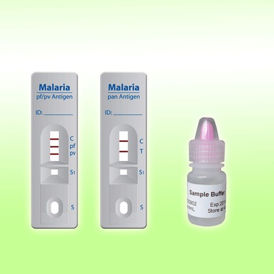 ISO13485 Karta testowa na malarię Szybki test koloidalnego złota Test karty antygenowej na malarię